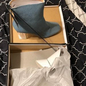 NWT Forever 21 denim bootie size 9